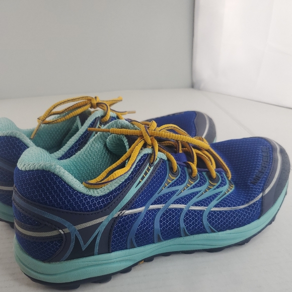 Women’s Merrell Ultra Marine Water Resistant Shoes Size 9 Blue Trail  (EU 40) - Picture 6 of 14